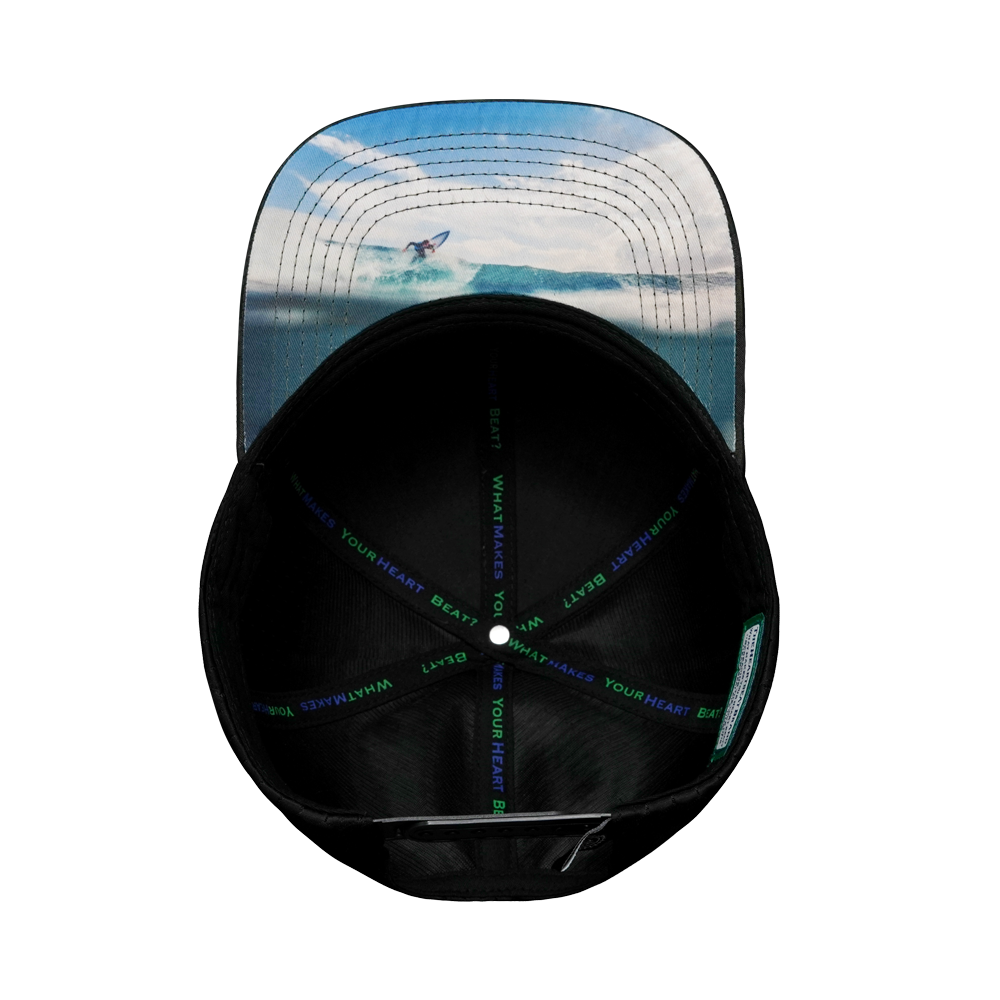 Surf - 6 Panel - Green Camo / Black - Trucker Mesh (Unisex)