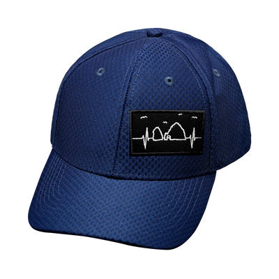Cabo - 6 Panel - AirMesh - Atheltic Fit - Navy - Fabric Back (Unisex)