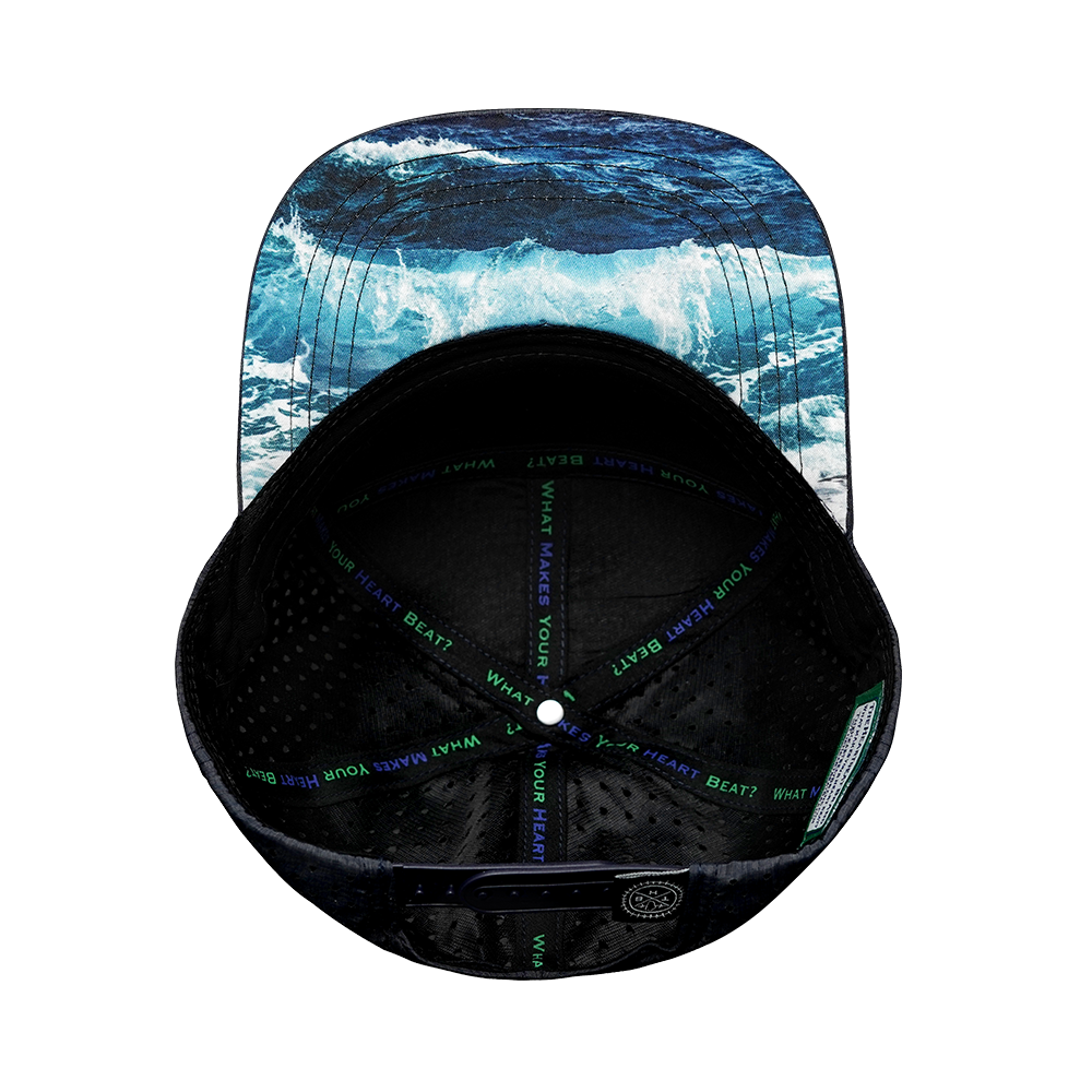 Florida - 7 Panel - Ocean Blue - Laser Mesh (Unisex)