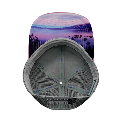 Tahoe - 6 Panel - Cork - Pink / Gray - Trucker Mesh (Unisex)