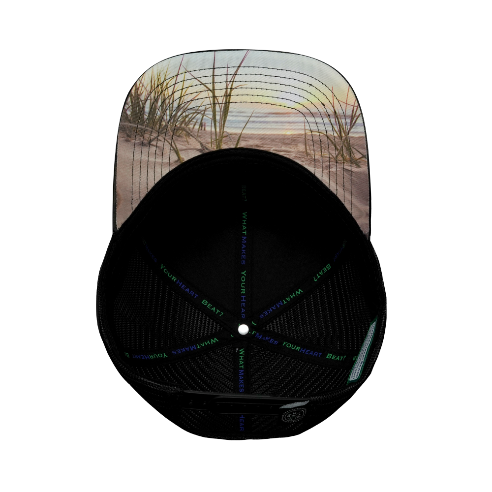 **YOUTH** Florida - 6 Panel - Tan Camo / Black - Trucker Mesh (Unisex)