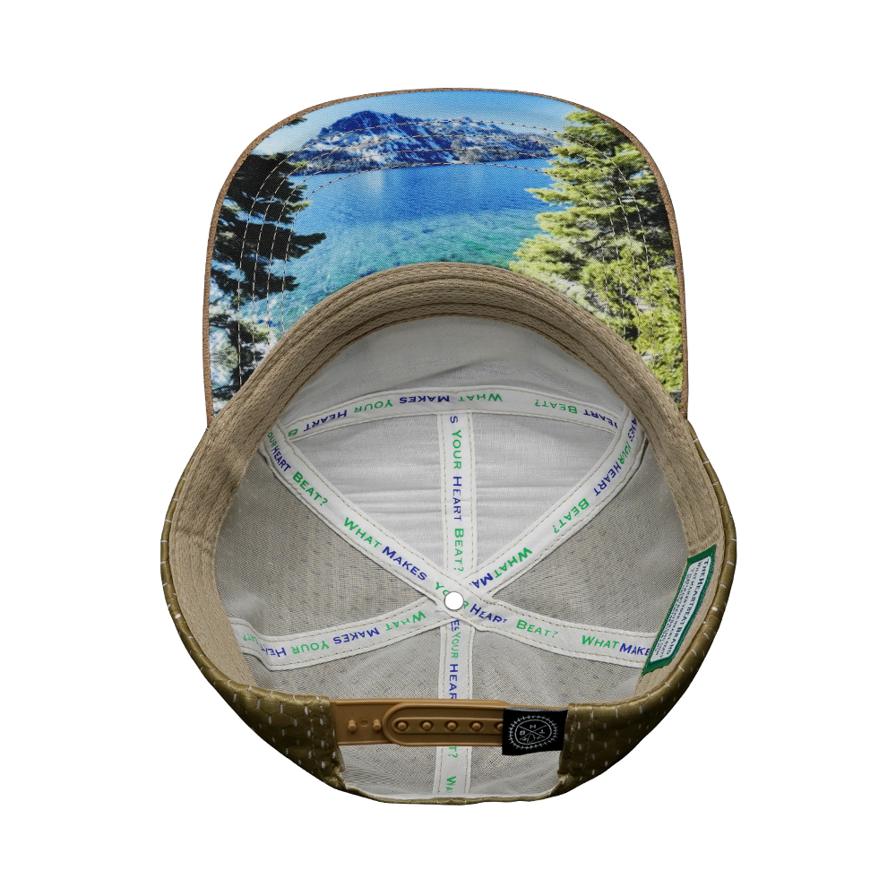 Tahoe - 7 Panel - Corduroy - Tan / Black / Gray - Fabric Back (Unisex)