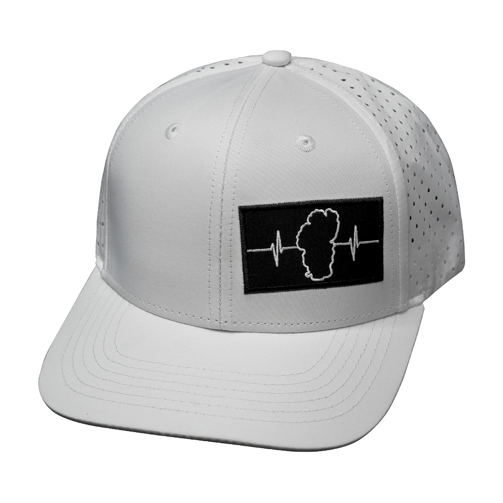 Tahoe - 6 Panel - White - Laser Mesh (Unisex)