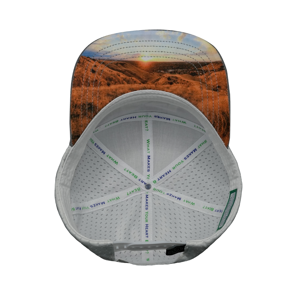 Idaho - 7 Panel - Cork - Gray / White - Laser Mesh (Unisex)