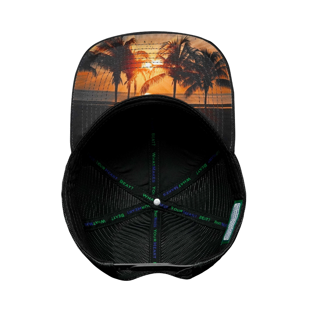 California - 6 Panel - Cork - Charcoal Gray - Trucker Mesh (Unisex)