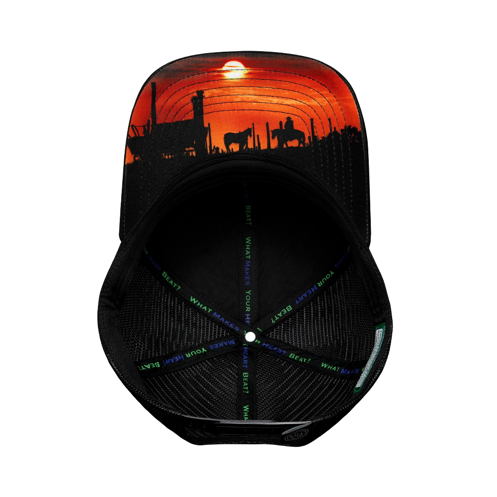 Nevada - 6 Panel - Cork - Black - Trucker Mesh (Unisex)