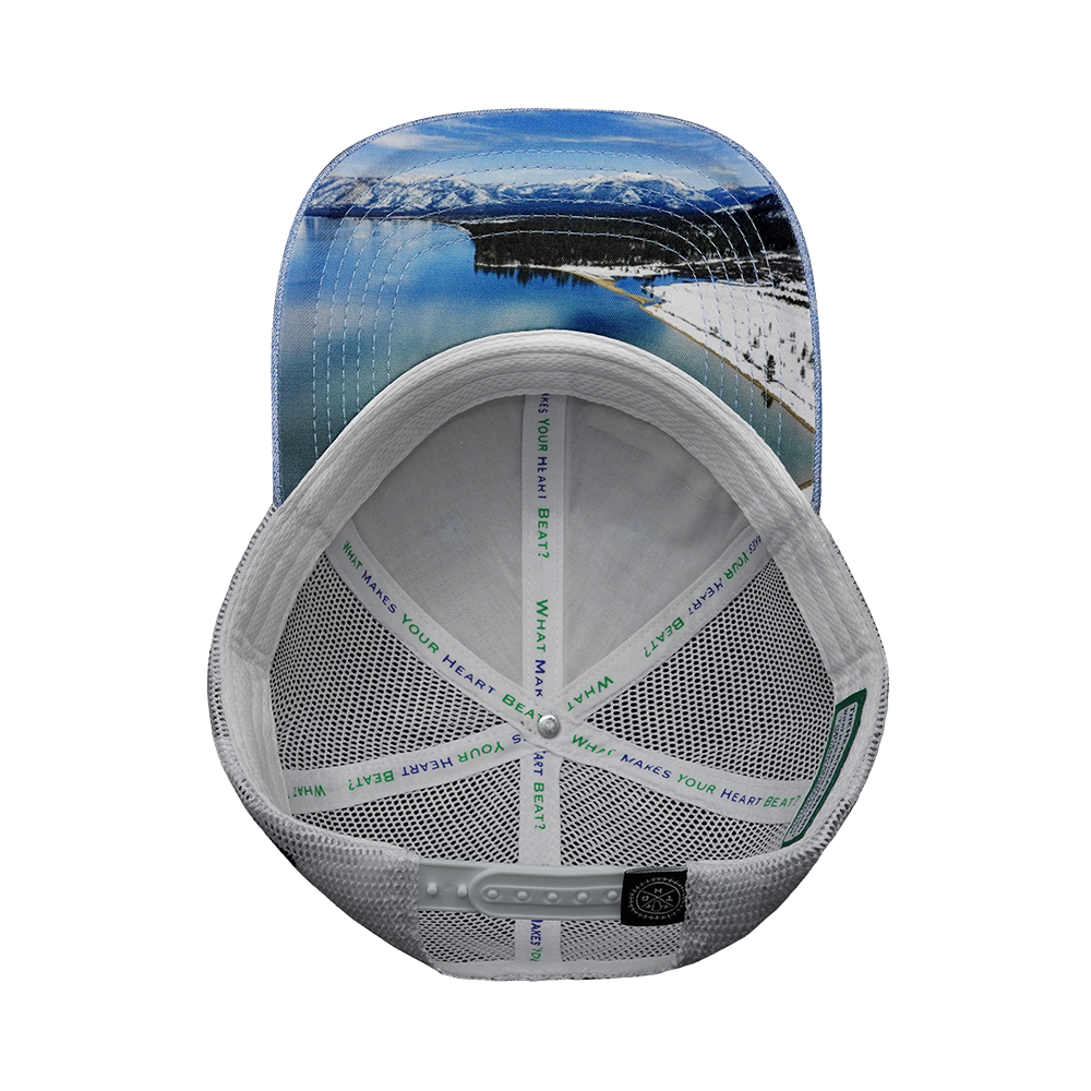 Tahoe - 6 Panel - Shallow Fit - Light Blue / White - Trucker Mesh (Unisex)