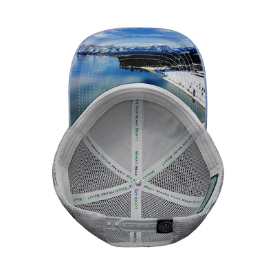 Tahoe - 6 Panel - Shallow Fit - Light Blue / White - Trucker Mesh (Unisex)