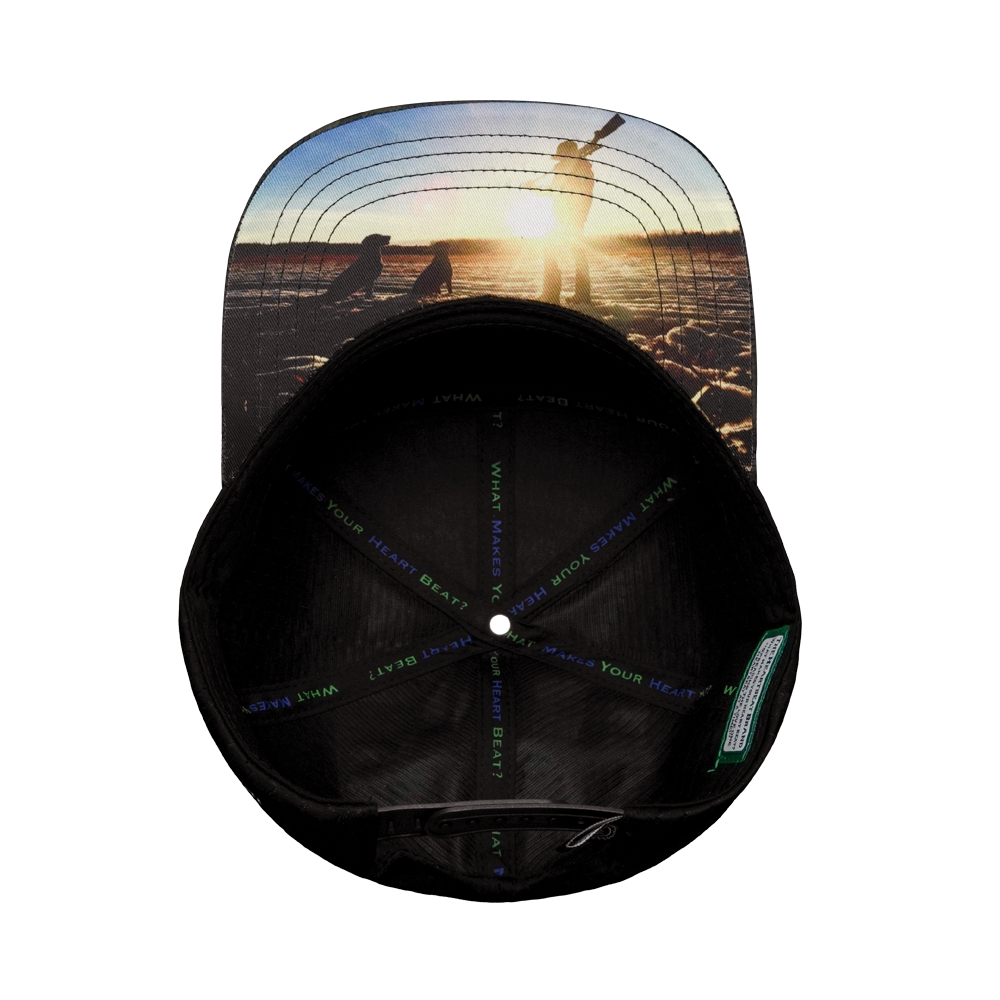 Idaho - 7 Panel - Green Camo / Black - Jersey Mesh (Unisex)