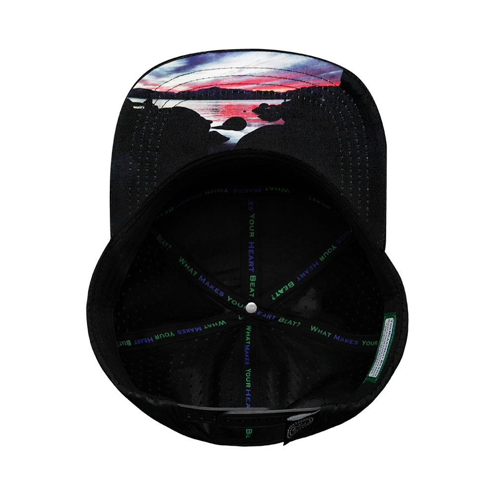 Tahoe - 7 Panel - Black Camo / Black - Laser Mesh (Unisex)