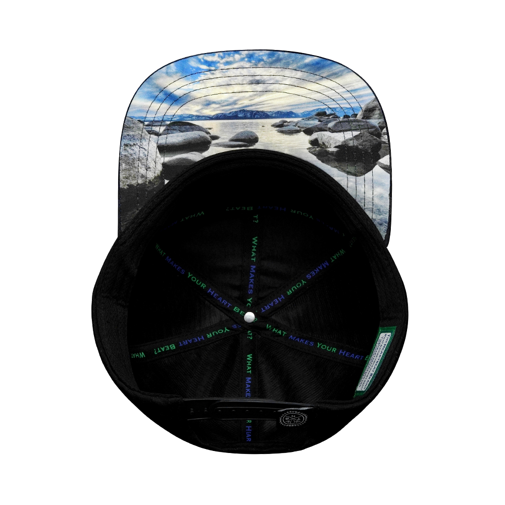 Tahoe - 7 Panel - Navy Camo / Black - Jersey Mesh (Unisex)