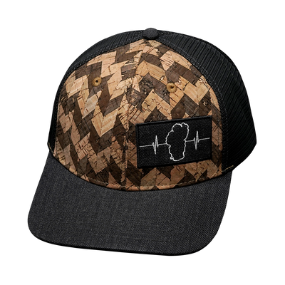 Tahoe - 6 Panel - Cork - Charcoal - Trucker Mesh (Unisex)