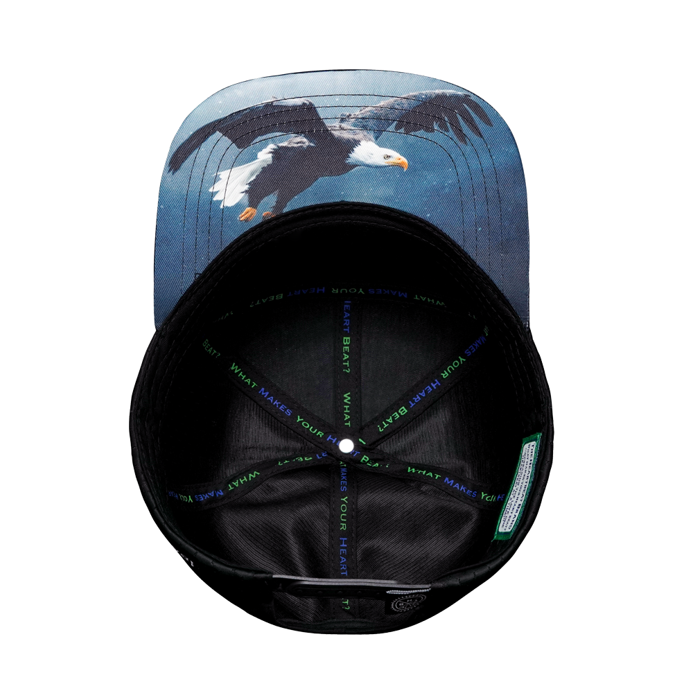 Idaho - 7 Panel - Navy Camo / Black - Laser Mesh (Unisex)