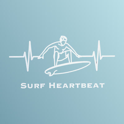 Surf - Sticker - Vinyl - White