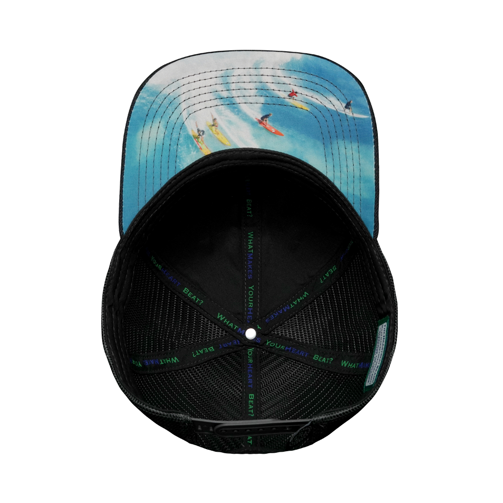 Surf - 6 Panel - Cork - Charcoal Gray - Trucker Mesh (Unisex)