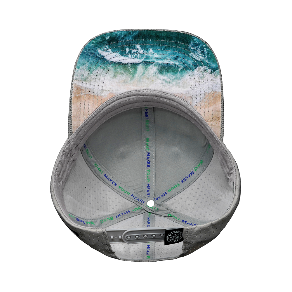 Florida - 6 Panel - Heather Gray / Gray - Fabric Back (Unisex)