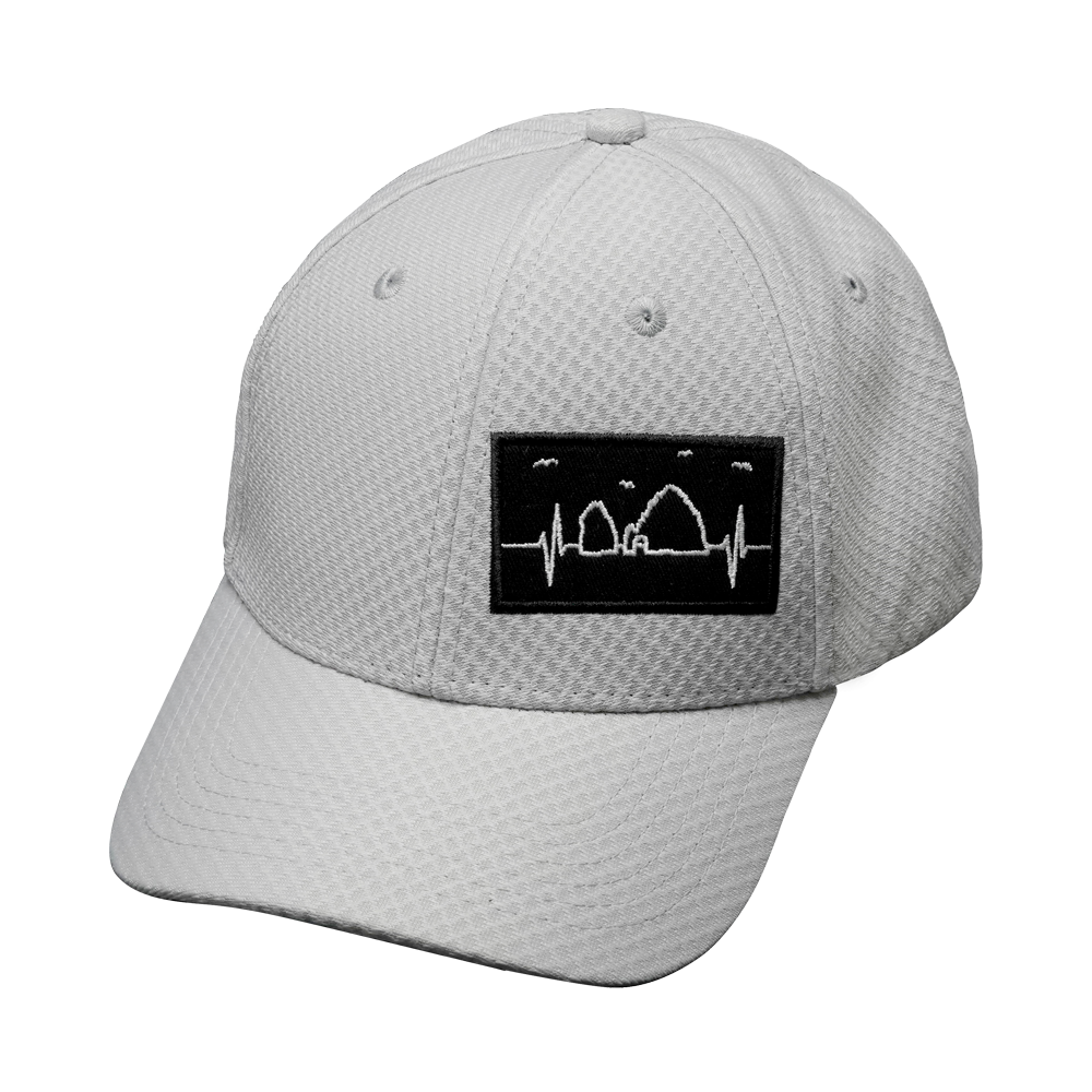 Cabo - 6 Panel - AirMesh - Atheltic Fit - Gray - Fabric Back (Unisex)