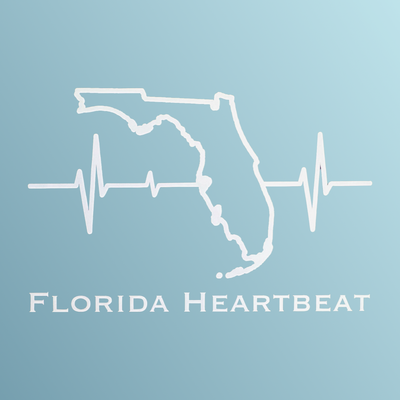 Florida - Sticker - Vinyl - White