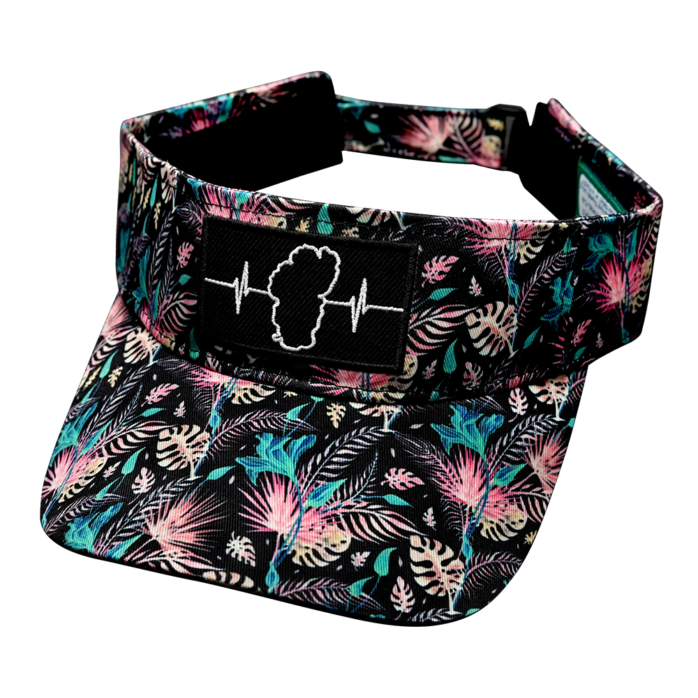 Tahoe - Visor - Black Floral (Unisex)