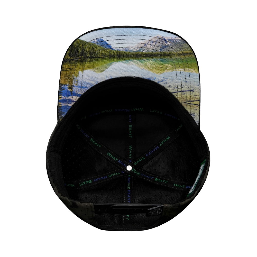 Idaho - 7 Panel - Cork - Tan Camo - Laser Mesh (Unisex)