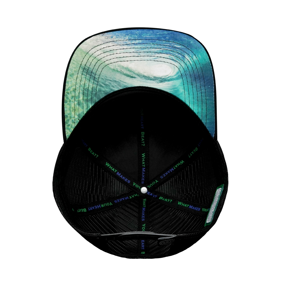 California - 6 Panel - Cork - Black - Trucker Mesh (Unisex)