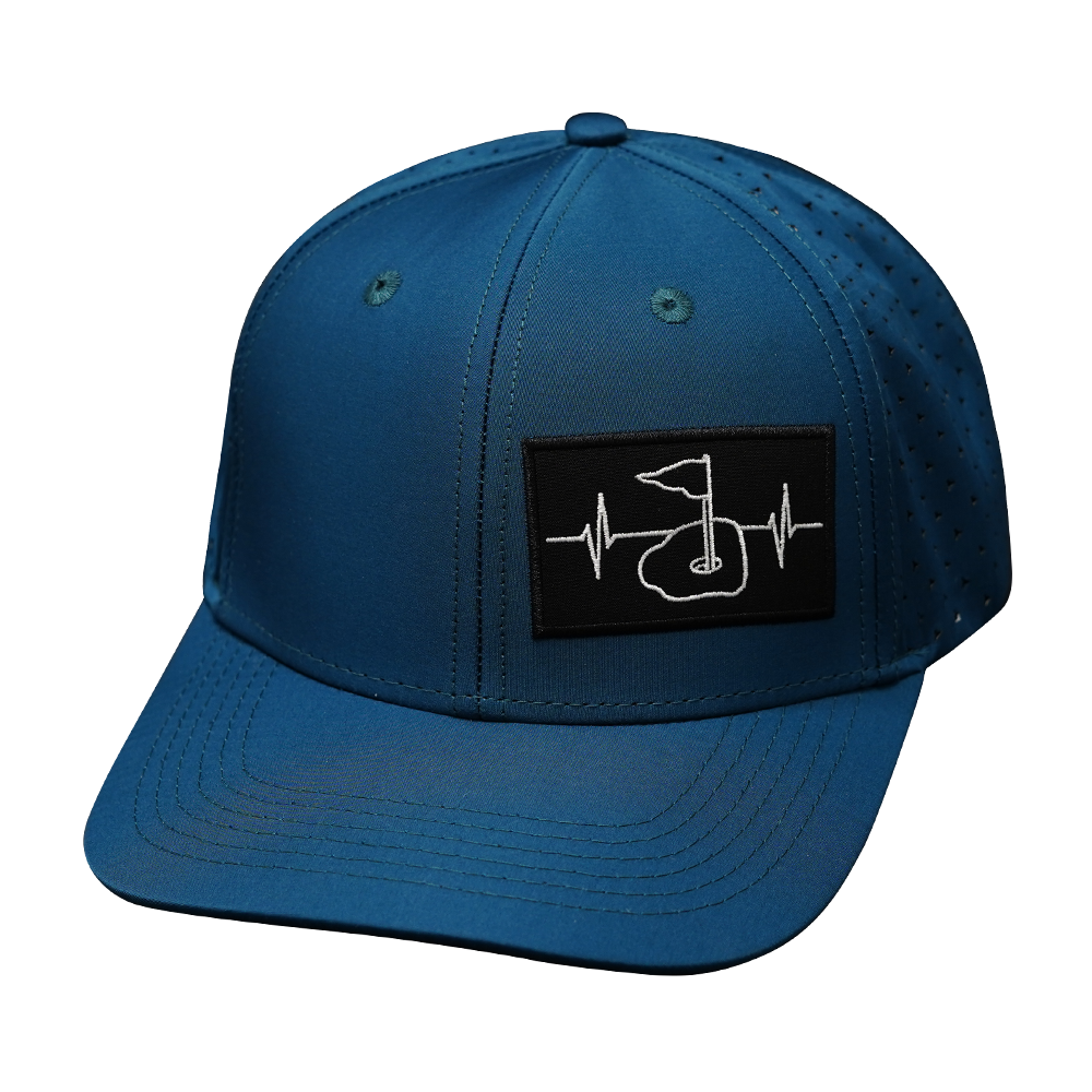 Golf - 6 Panel - Dark Teal (No Photo) - Laser Mesh (Unisex)