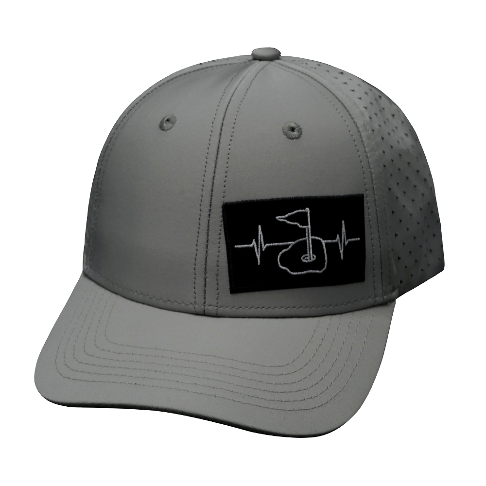 Golf - 6 Panel - Shallow Fit - Gray (No Photo) - Laser Mesh (Unisex)