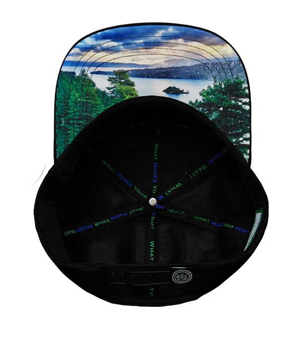 Tahoe - 7 Panel - Black / Gray / Charcoal - Jersey Mesh (Unisex)