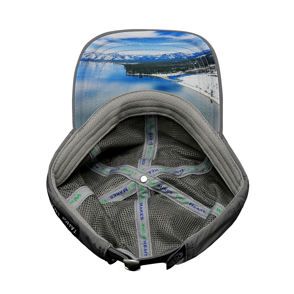 Tahoe - 6 Panel - Unstructured - Relaxed Fit - Gray - Laser Mesh (Unisex)