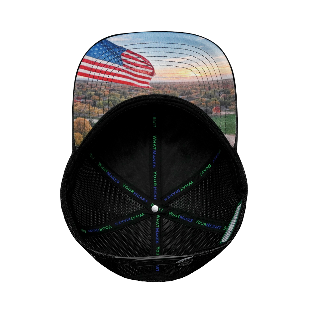 Idaho - 6 Panel - Black Camo / Black - Trucker Mesh (Unisex)