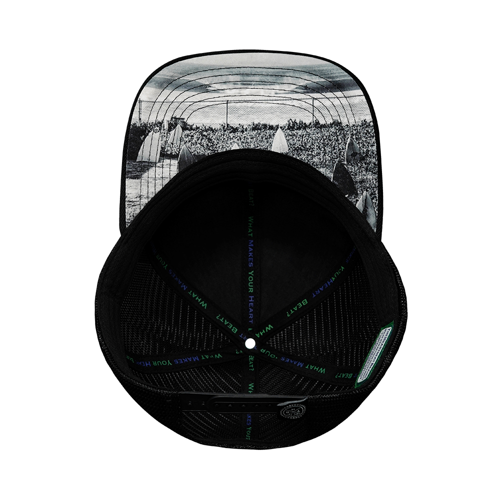 Oceanside "Oside" - 6 Panel - Black - Trucker Mesh (Unisex)