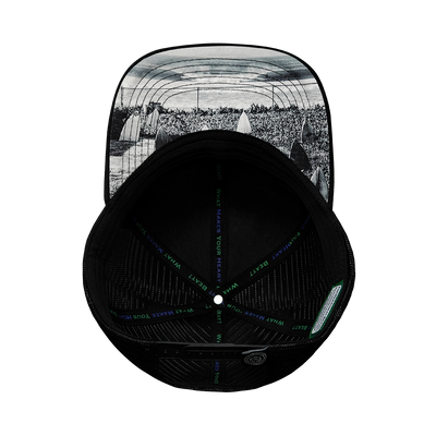 Oceanside "Oside" - 6 Panel - Black - Trucker Mesh (Unisex)