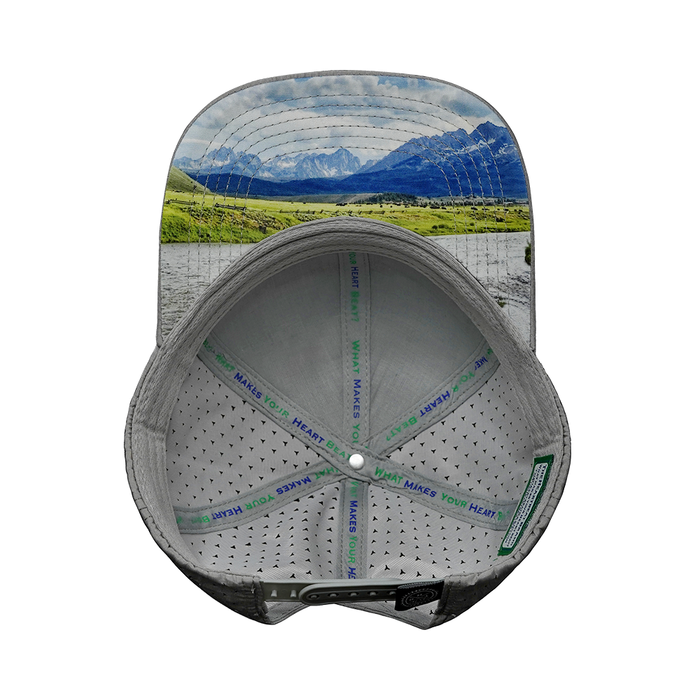 Idaho - 6 Panel - Gray - Laser Mesh (Unisex)