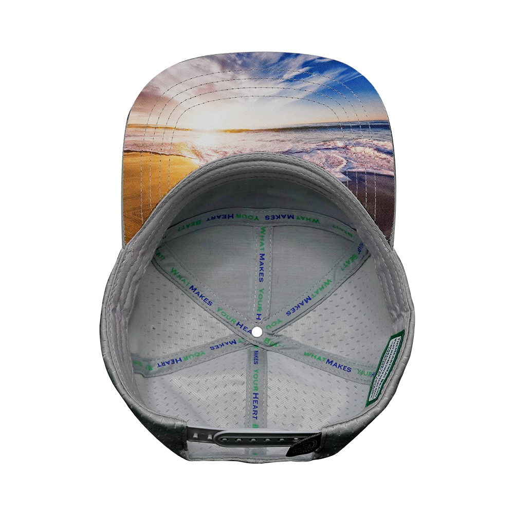 Florida - 7 Panel - Cork - Gray / Charcoal - Jersey Mesh (Unisex)