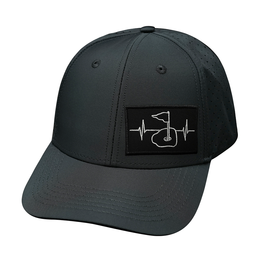 Golf - 6 Panel - Shallow Fit - Slate Gray (No Photo) - Laser Mesh (Unisex)