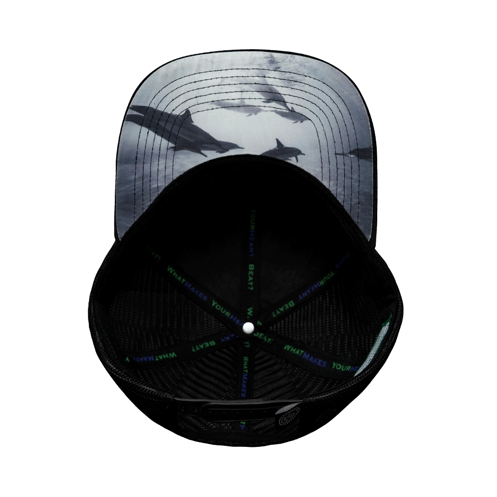 **YOUTH** Florida - 6 Panel - Black Camo / Black - Trucker Mesh (Unisex)