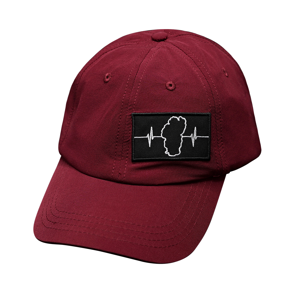 Tahoe - 6 Panel - Unstructured - Relaxed Fit - Maroon - Laser Mesh (Unisex)