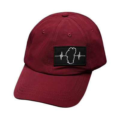 Tahoe - 6 Panel - Unstructured - Relaxed Fit - Maroon - Fabric Back (Unisex)