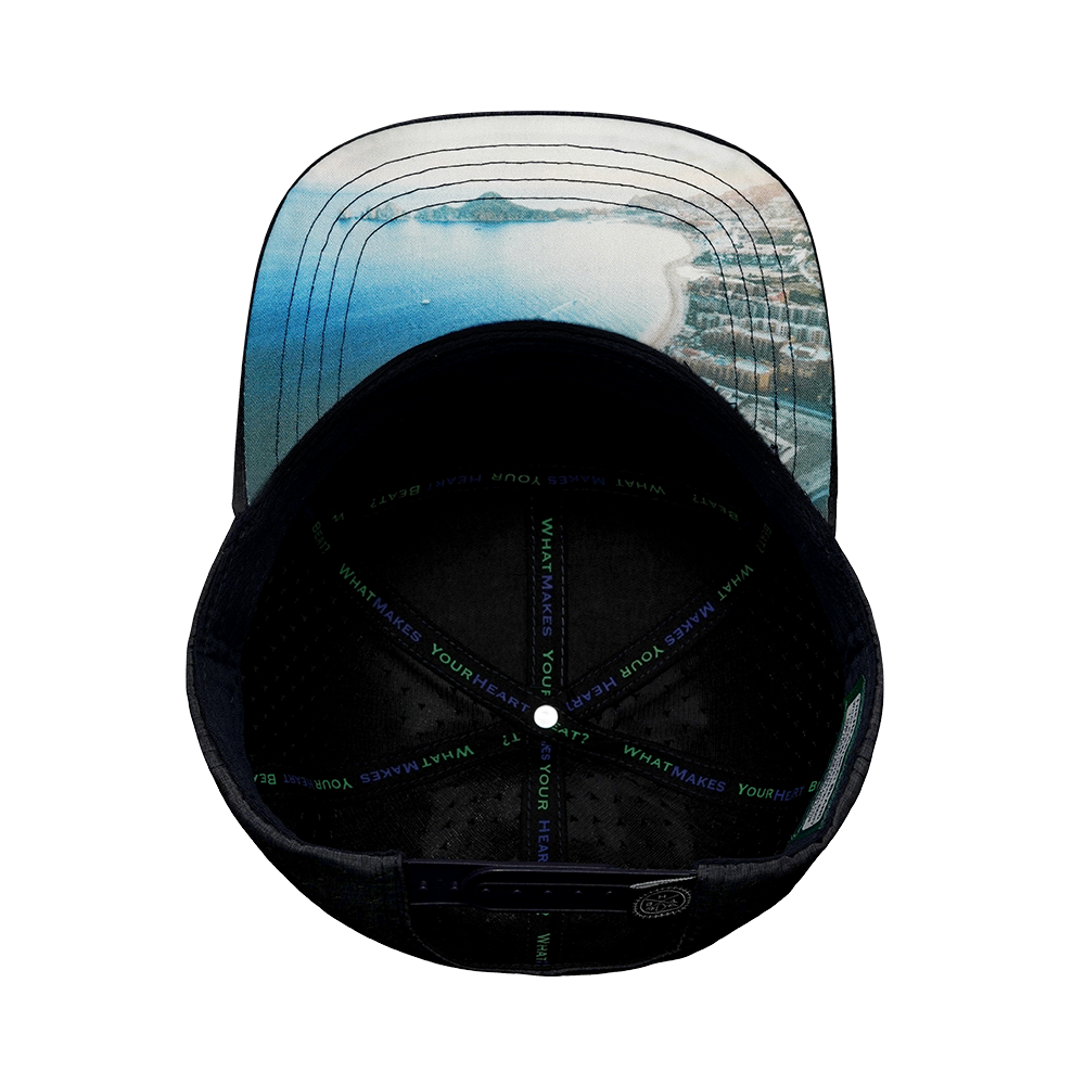 Cabo - 7 Panel - Ocean Blue - Laser Mesh (Unisex)