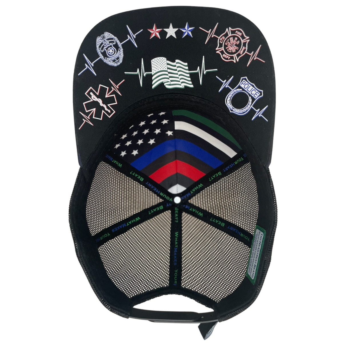 **YOUTH** Team Heroes - 6 Panel - Green Camo / Black - Trucker Mesh (Unisex)