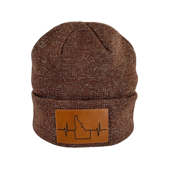 Idaho - Beanie - Marled Cuff - Brown (Unisex)
