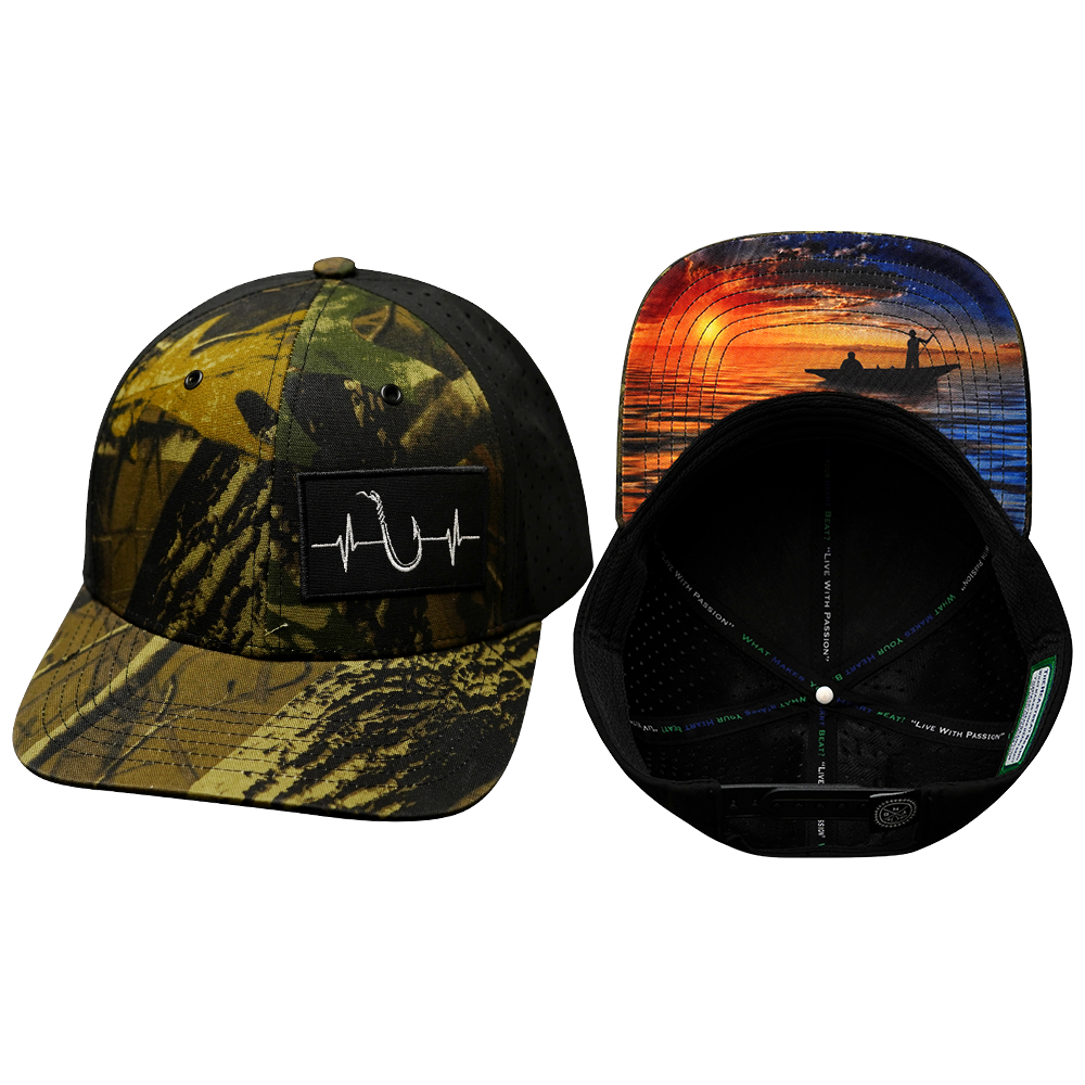 Fishing - 6 Panel - Tan Tree Camo / Black (Unisex)