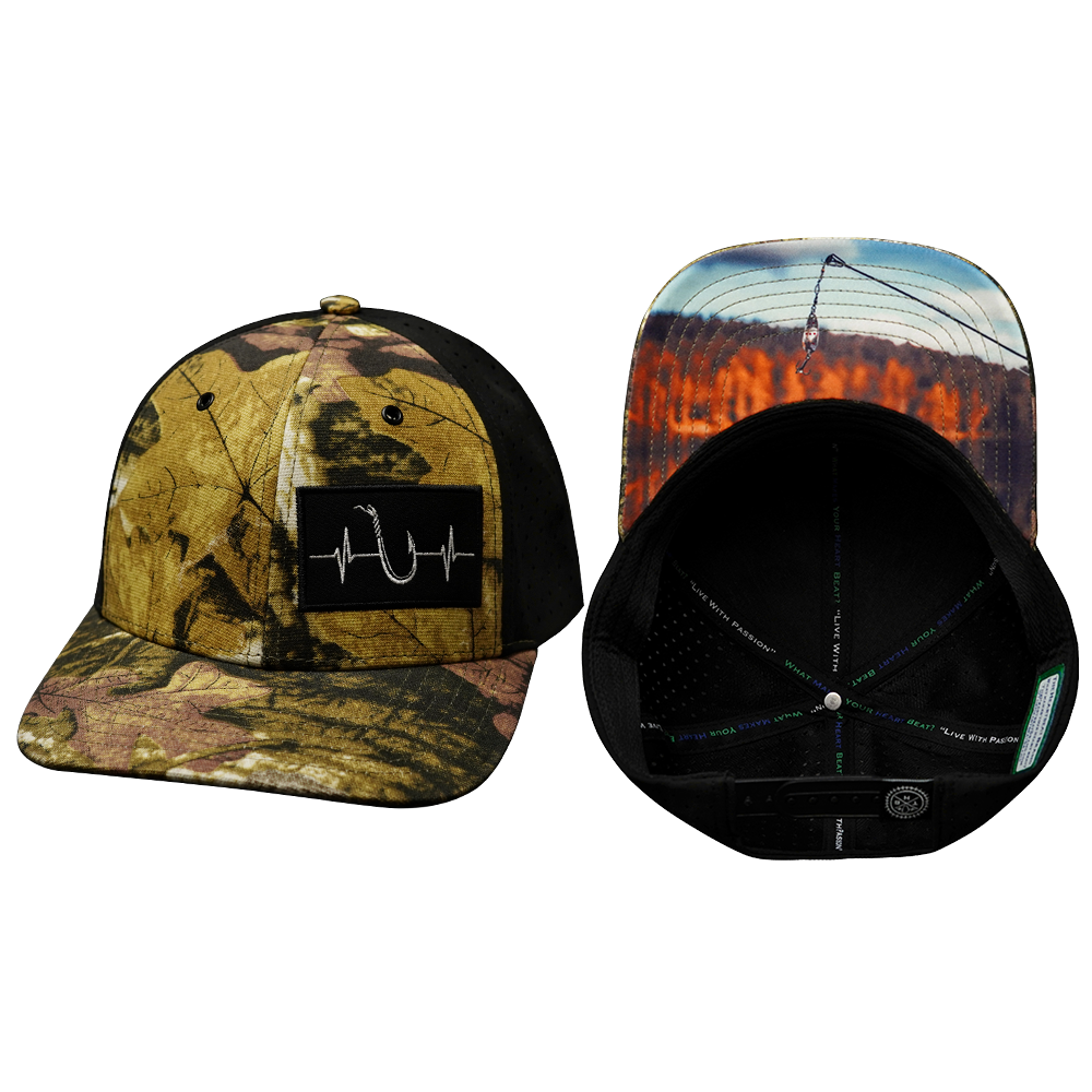 Fishing - 6 Panel - Maple Leaf Camo / Black (Unisex)