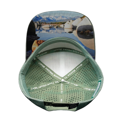 THB - 7 Panel - Sage / Cream - Laser Mesh (Unisex)
