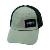 Mountains - 6 Panel - Unstructured - Green / Black - Laser Mesh (Unisex)
