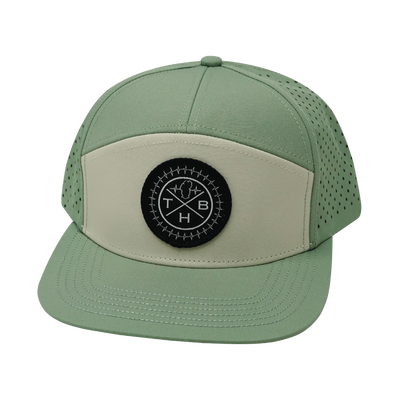 THB - 7 Panel - Sage / Cream - Laser Mesh (Unisex)