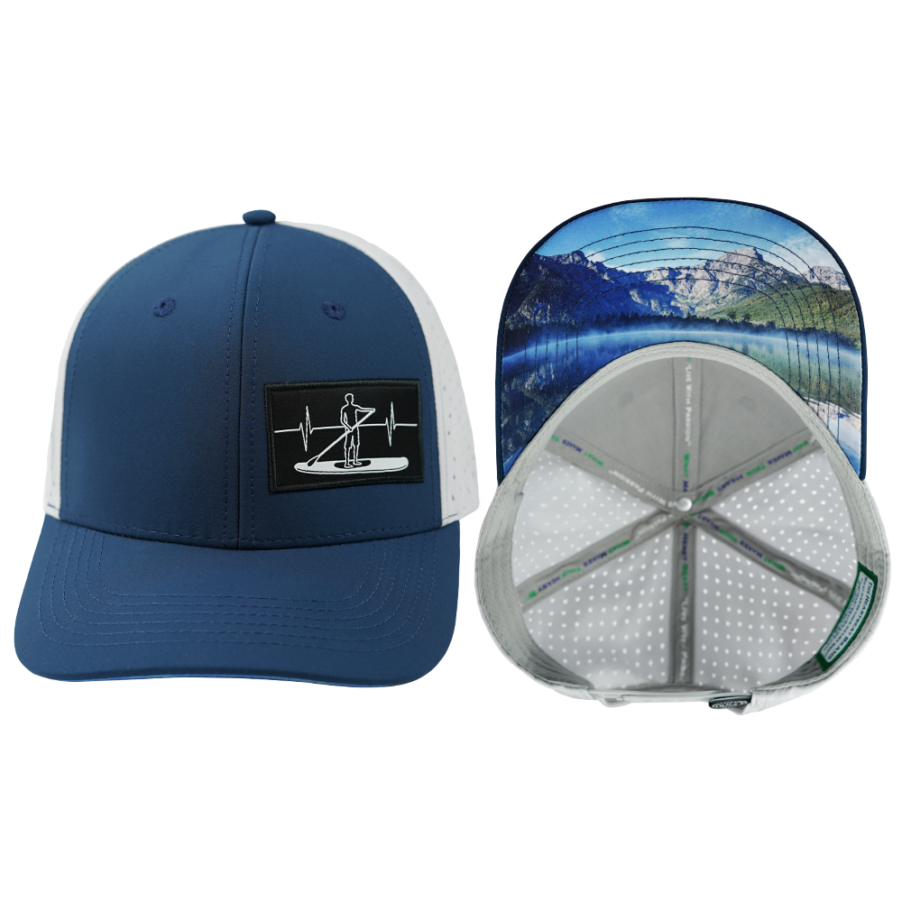 Paddle Board - 6 Panel - Navy / Gray (Unisex)