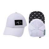 Pickleball - 6 Panel - Shallow Fit - Pony Tail - White (Unisex)