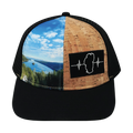 Tahoe - 6 Panel - Cork Hybrid - Emerald Bay Day - Laser Mesh (Unisex)