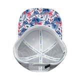 Florida - 6 Panel - Floral / White - Trucker Mesh (Unisex)